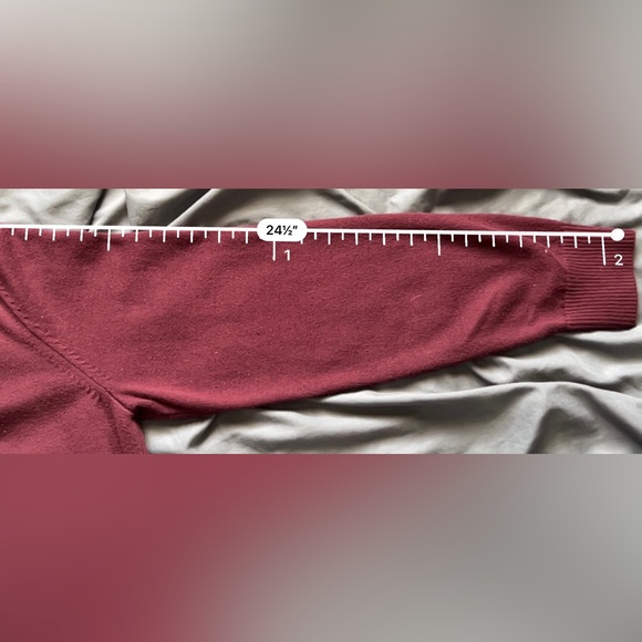 Large Nautica maroon long sleeve sweater - Picture 6 of 6